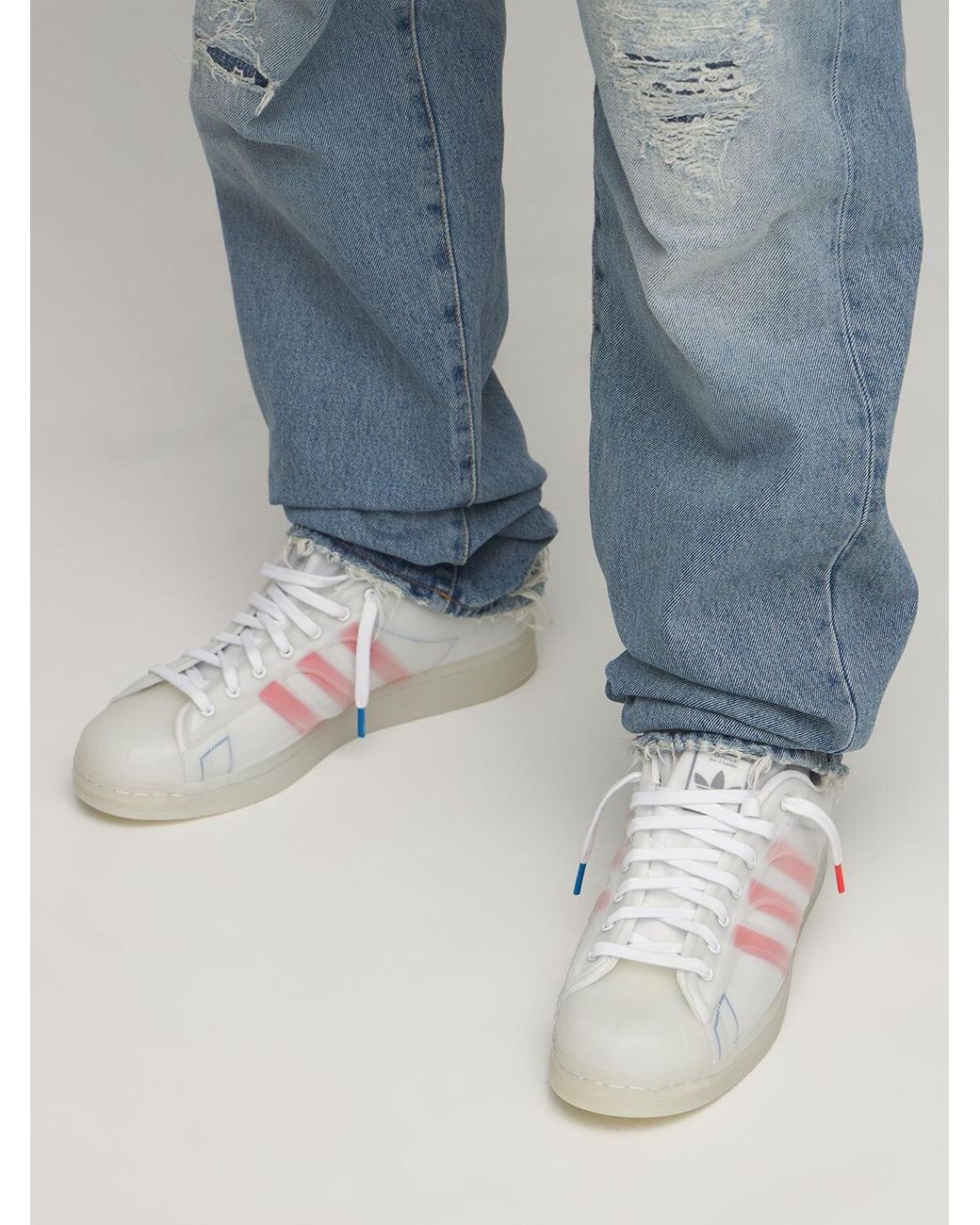 adidas Originals Superstar Futureshell Sneakers in White for Men | Lyst