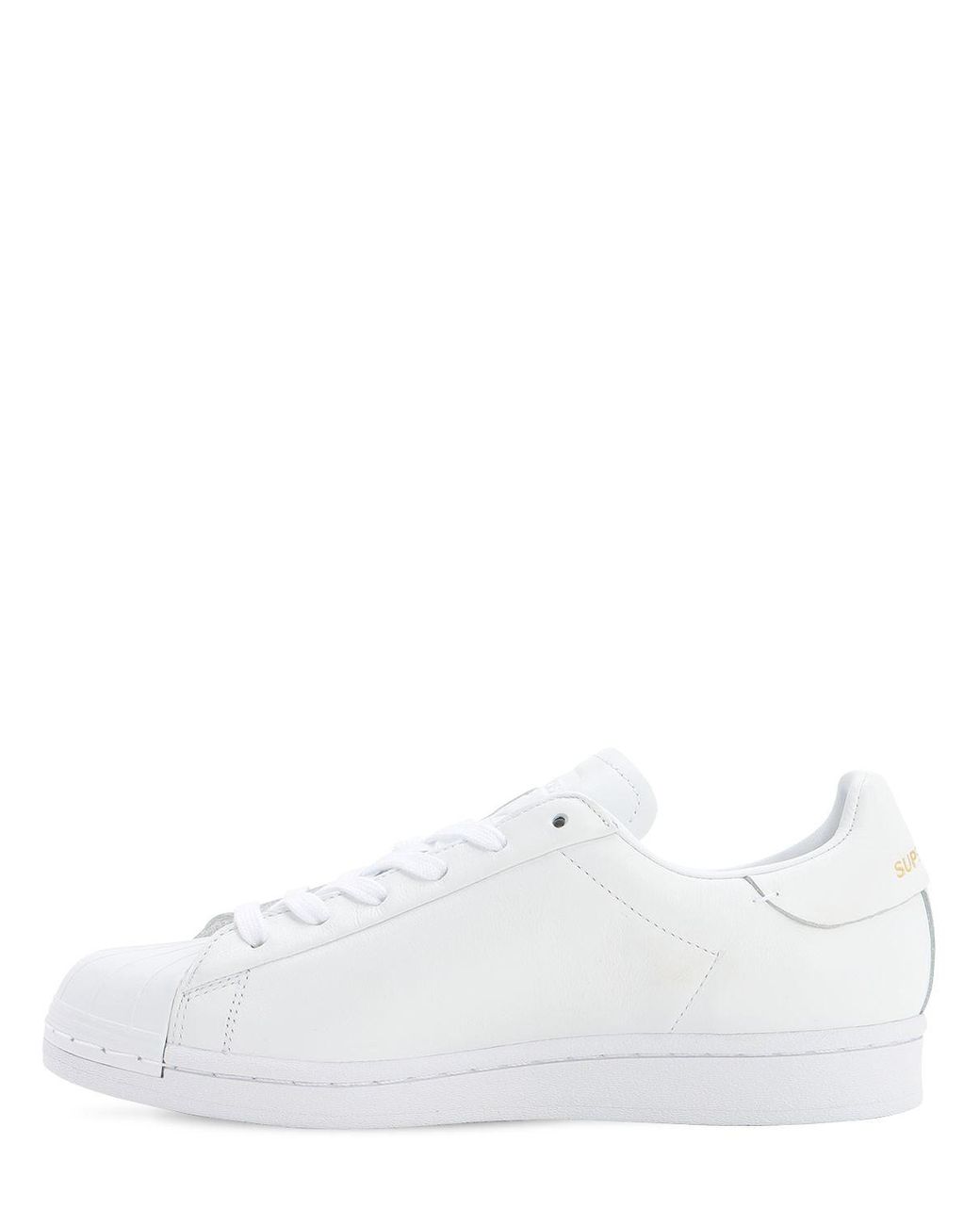 adidas Originals Leather Superstar Pure Lt in White - Save 54% | Lyst