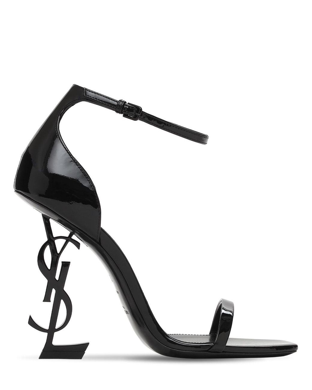 ysl black heels