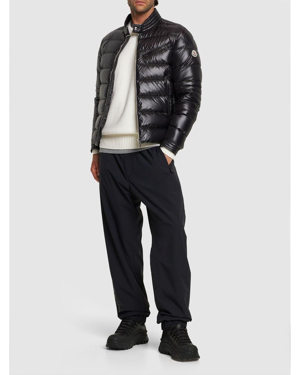 Moncler Daunenjacke authie in Schwarz fur Herren Lyst DE
