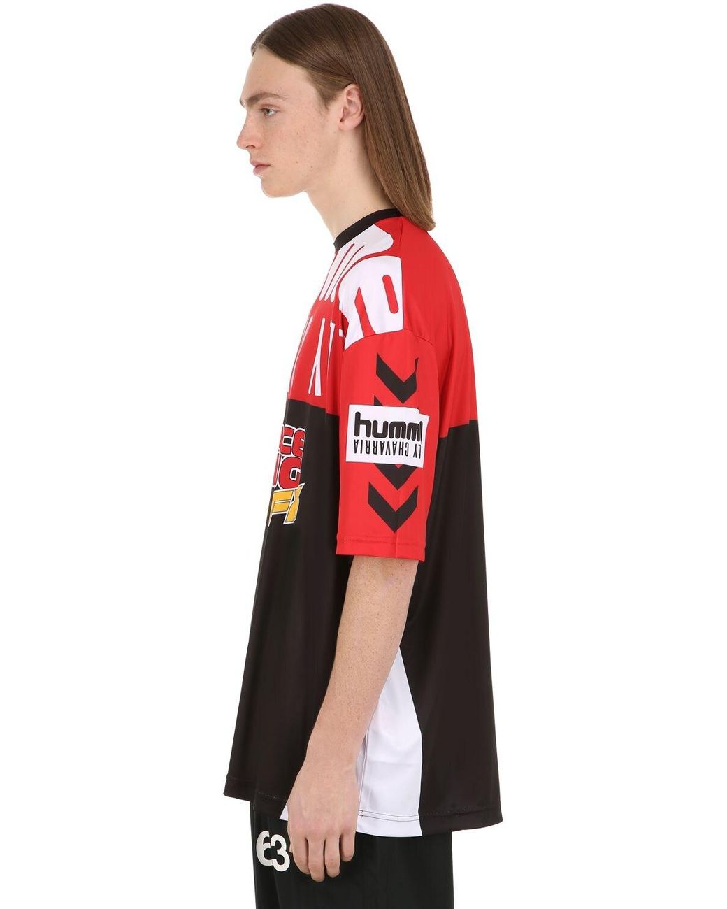 Hummel X Willy Chavarria Red And Black T-shirt for Men | Lyst 