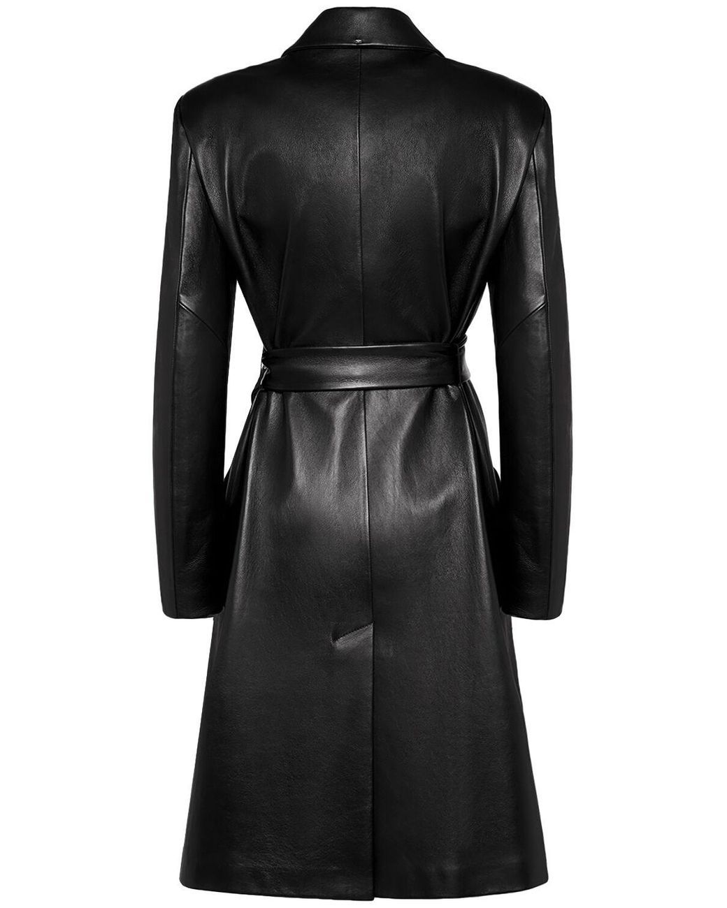 sportmax-black-Donna-Trench-
