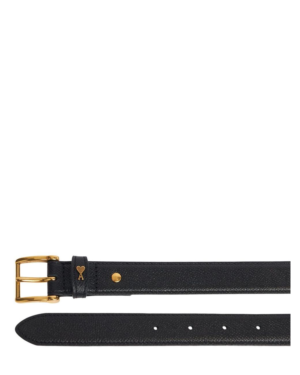 Ami Paris 2.5cm Paris Paris Belt in White for Men | Lyst