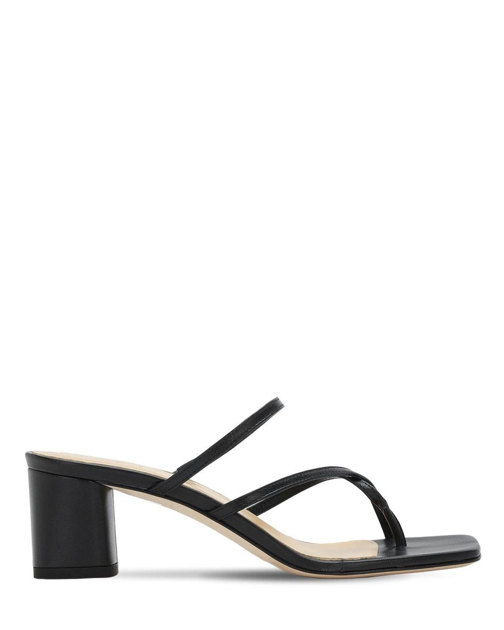 Aeyde 55mm Larissa Leather Sandals in Black - Lyst