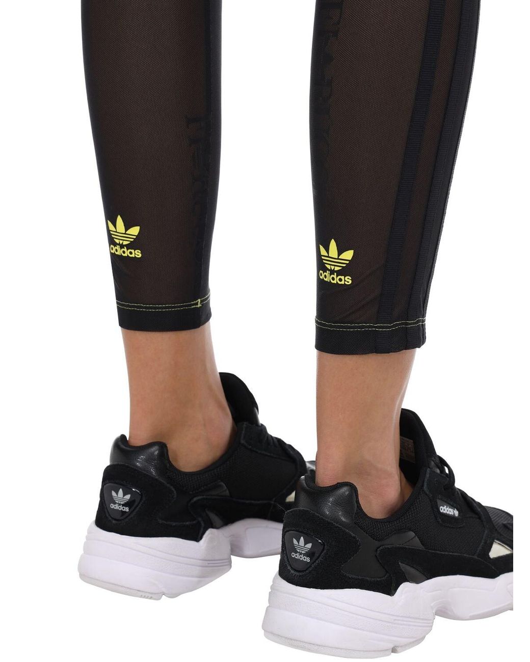 Legging Transparente Adidas Originals e Fiorucci, Calça Feminina Adidas  Originals E Fiorucci Usado 71419047