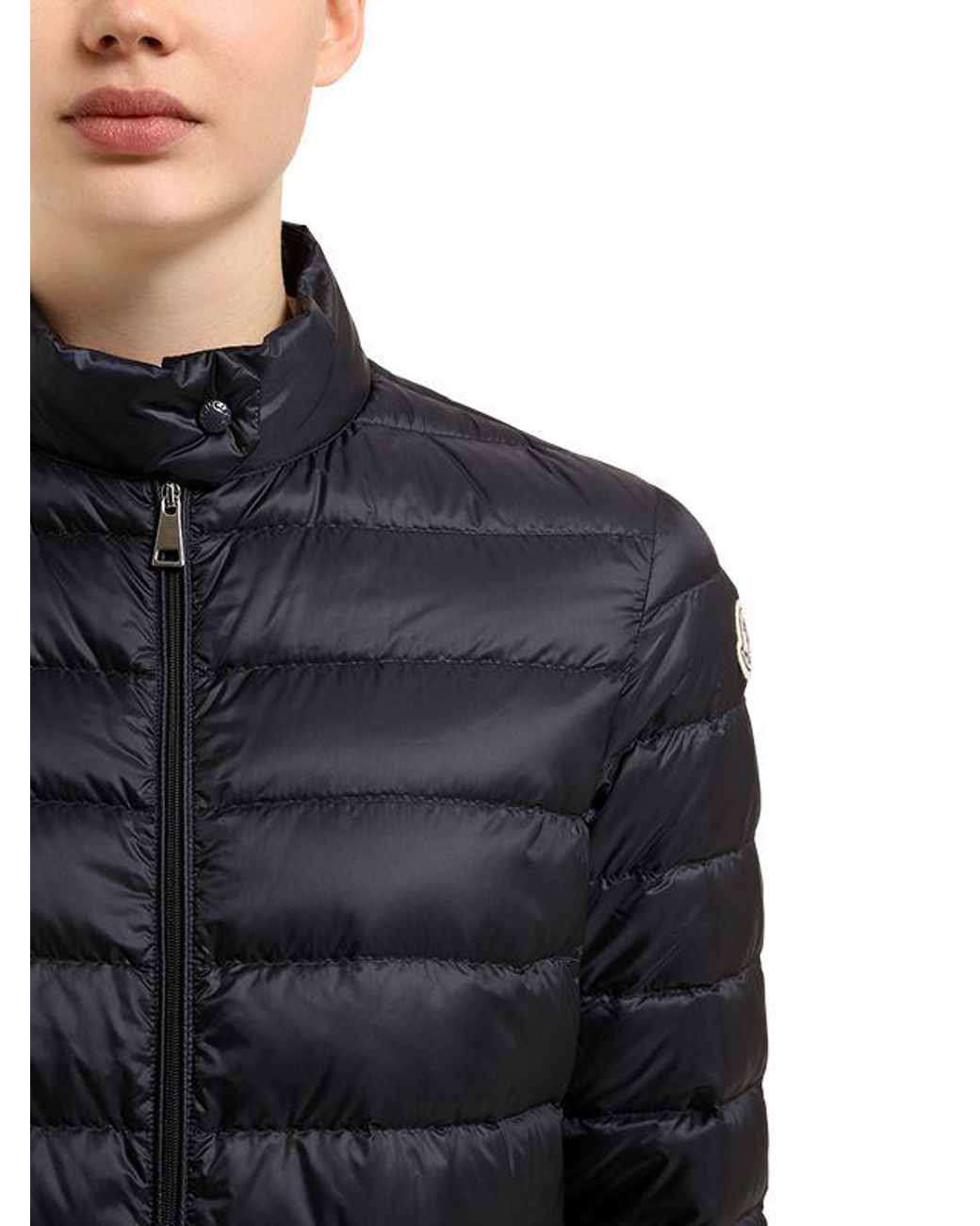 prachtig maagd Komkommer Moncler Lans Longue Saison Nylon Down Jacket in Blue | Lyst