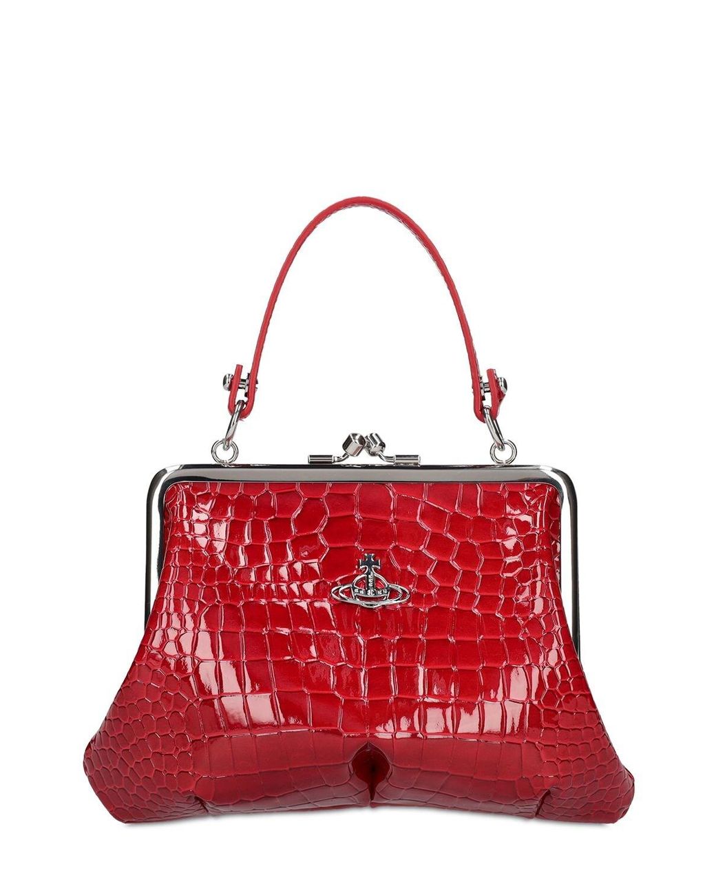 Vintage Vivienne Westwood Red Croc Embossed Heart Bag – Treasures