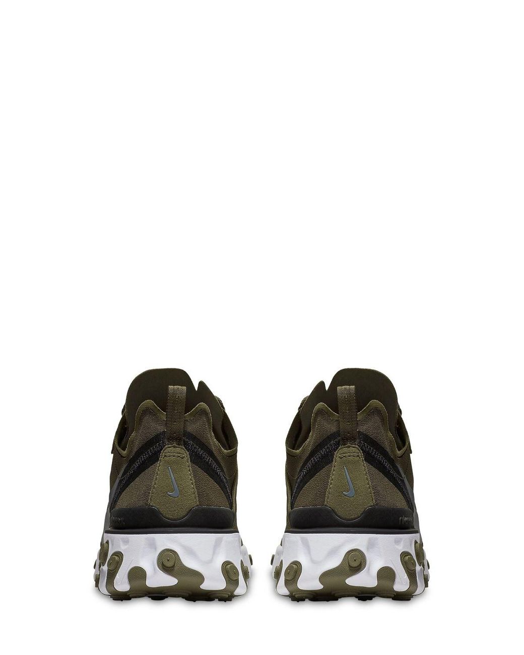 Nike React Element 55 Sneakers in Olive Green (Green) | Lyst