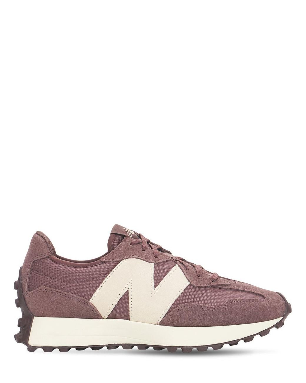 New Balance 327 Suede & Mesh Sneakers | Lyst