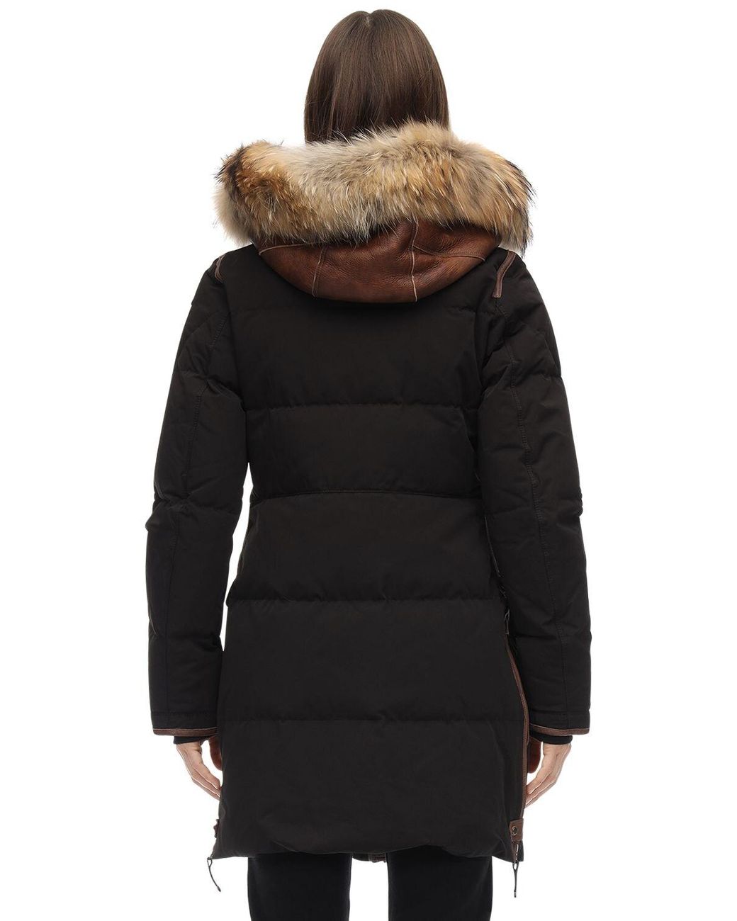 Parajumpers Synthetic Long Bear Special Edition Down Jacket in Black | Lyst