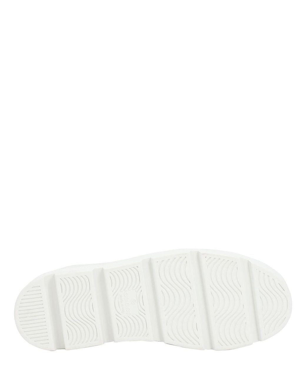 gucci white platform sneakers
