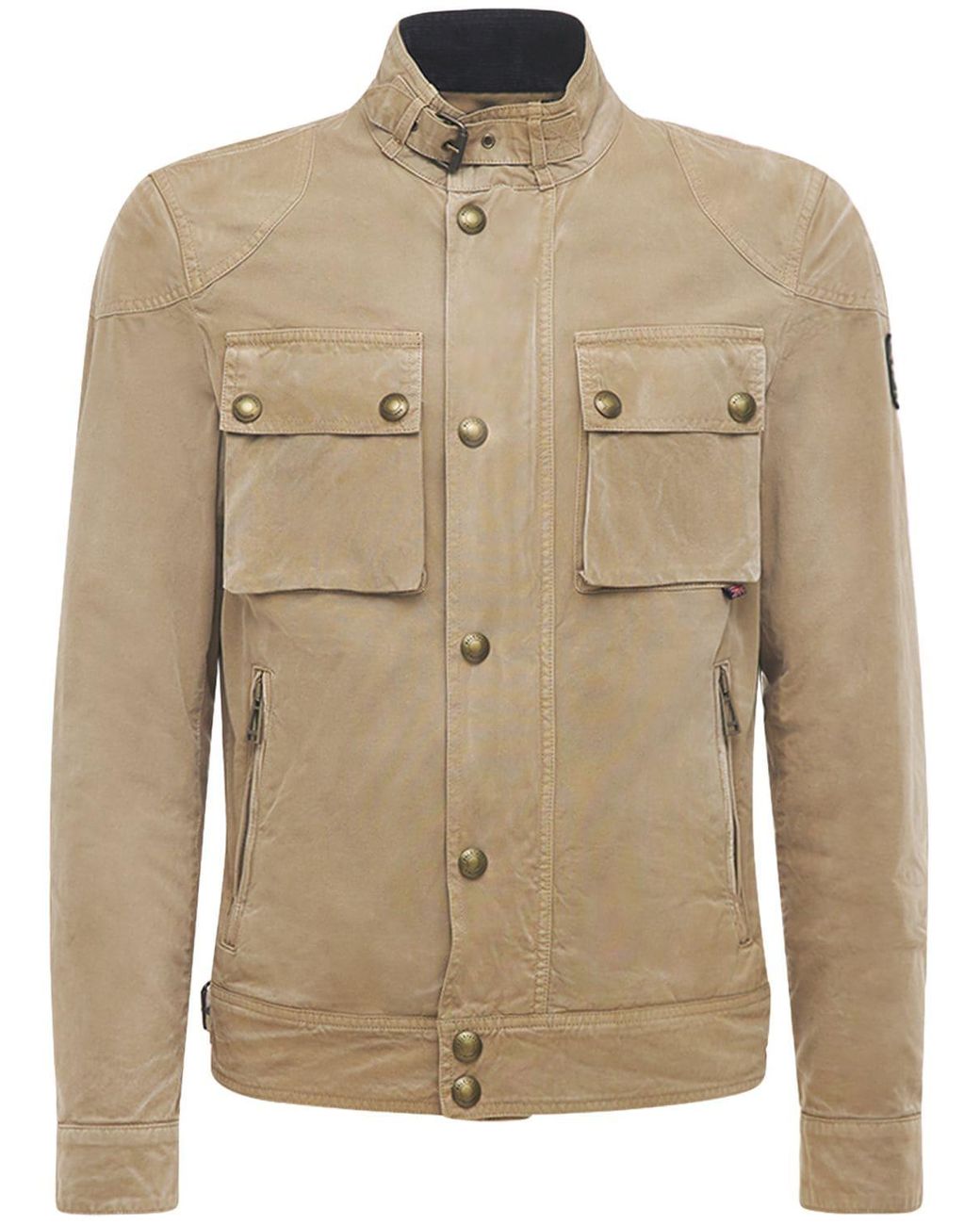 Belstaff Vintage Dye Racemaster Cotton Jacket in Natural for Men | Lyst UK