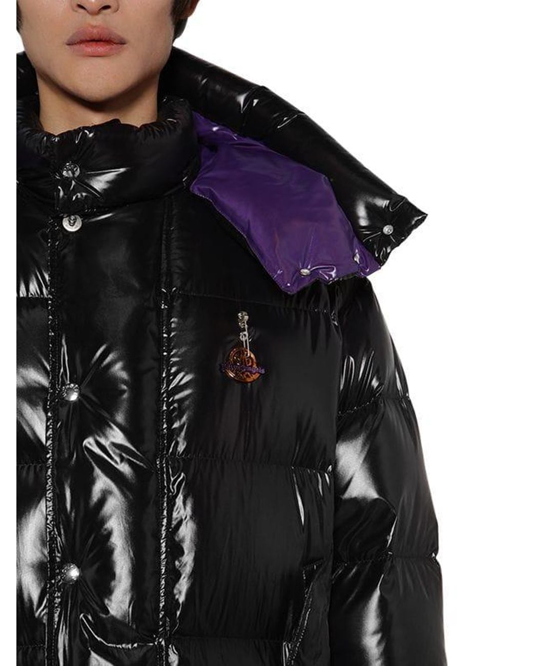 Moncler Genius Palm Angels Billy Nylon Down Jacket in Black for