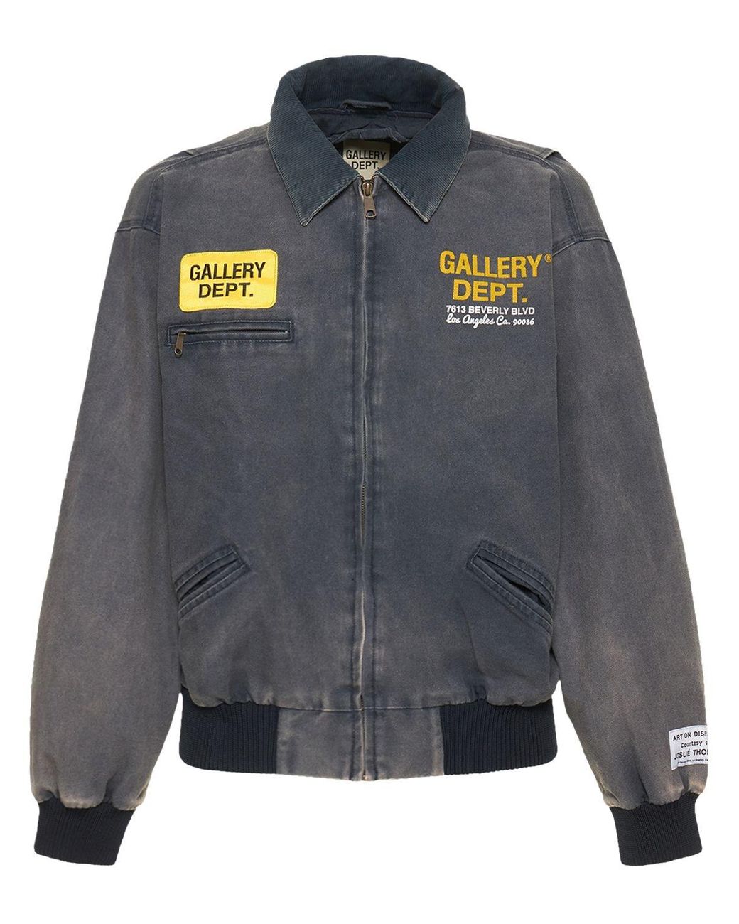 GALLERY DEPT. Mechanic Cotton Varsity Jacket in Gray for Men | Lyst