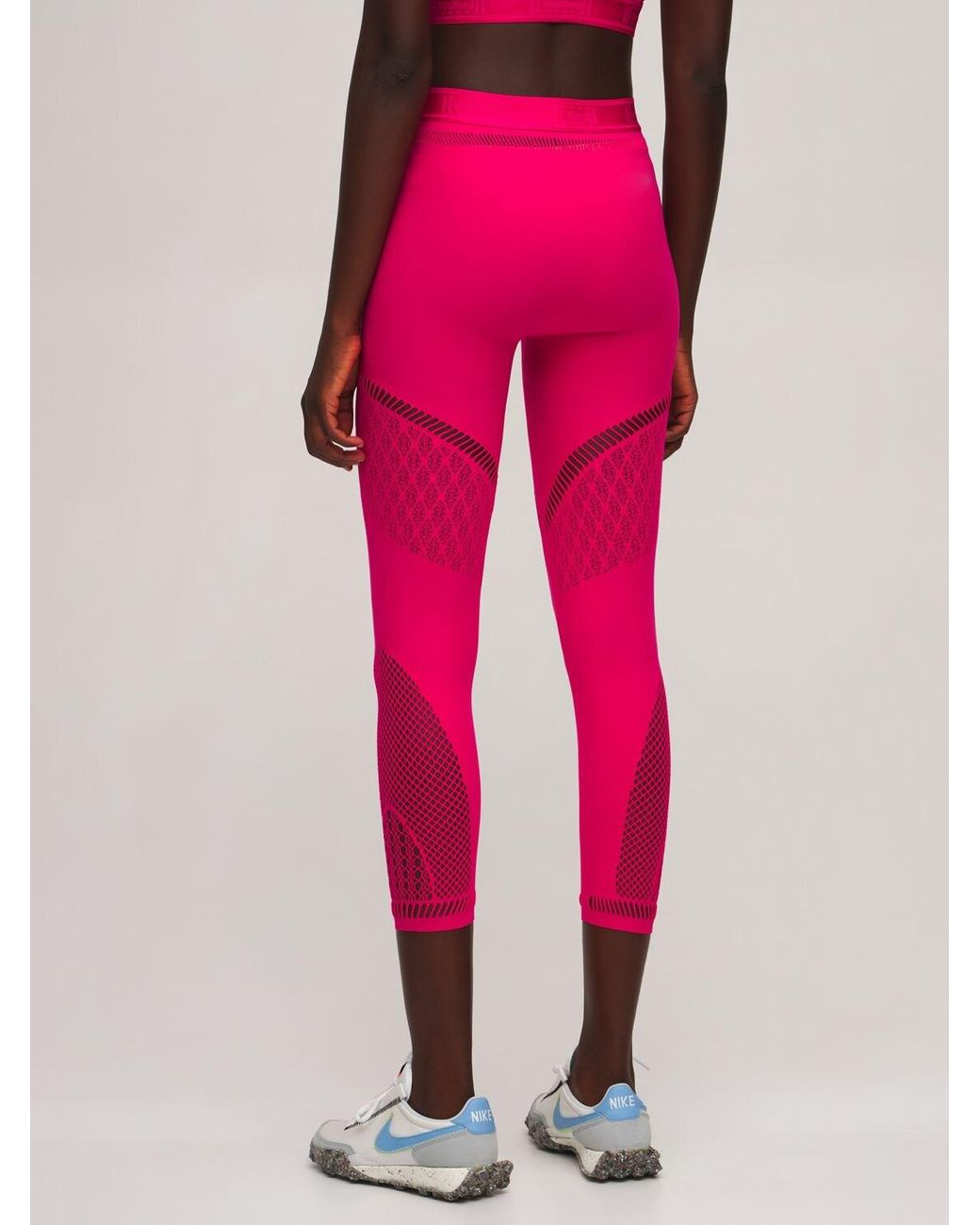 Wolford Shuri 7/8 Leggings in Fuchsia 