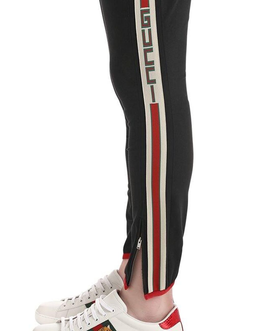 Gucci Stretch Gabardine Riding Pants in Black for Men Lyst
