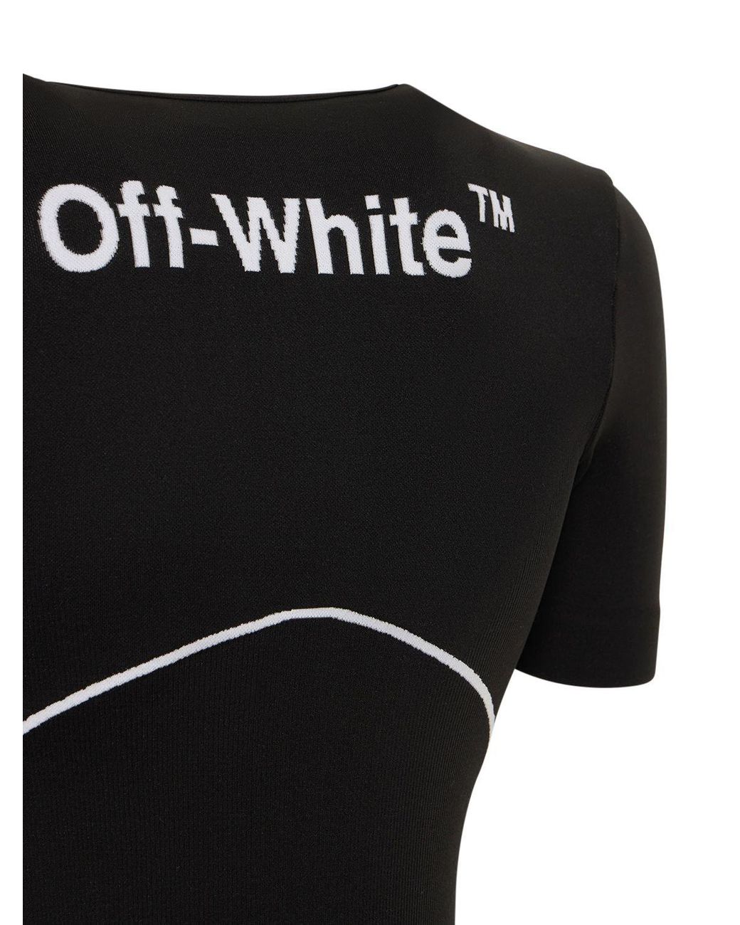 【送料&関税込】Off-White Bodysuit With Logo Talia Cowl Neck Bodysuit - Off White | Fashion Nova