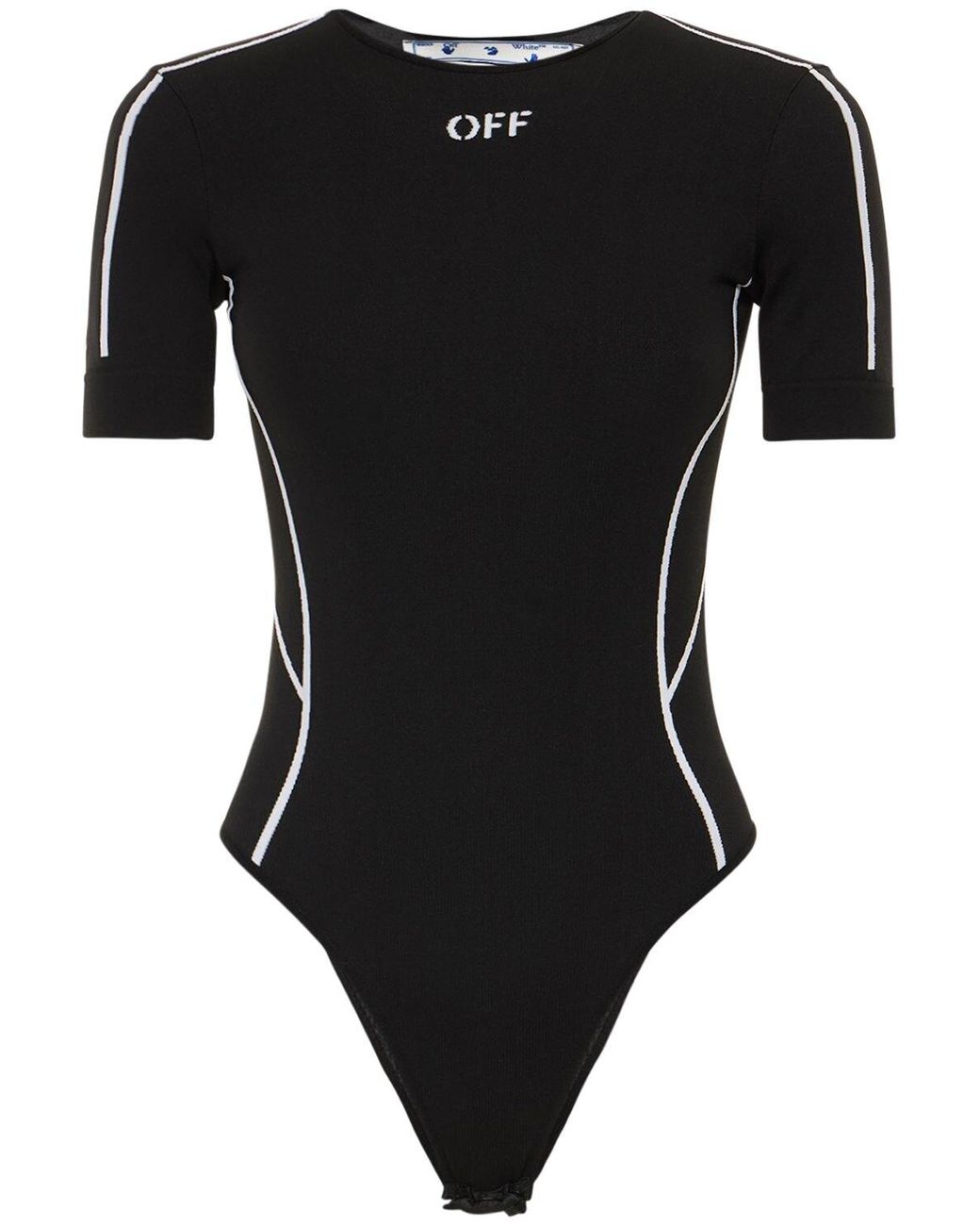 【送料&関税込】Off-White Bodysuit With Logo off-white-co-virgil-abloh-