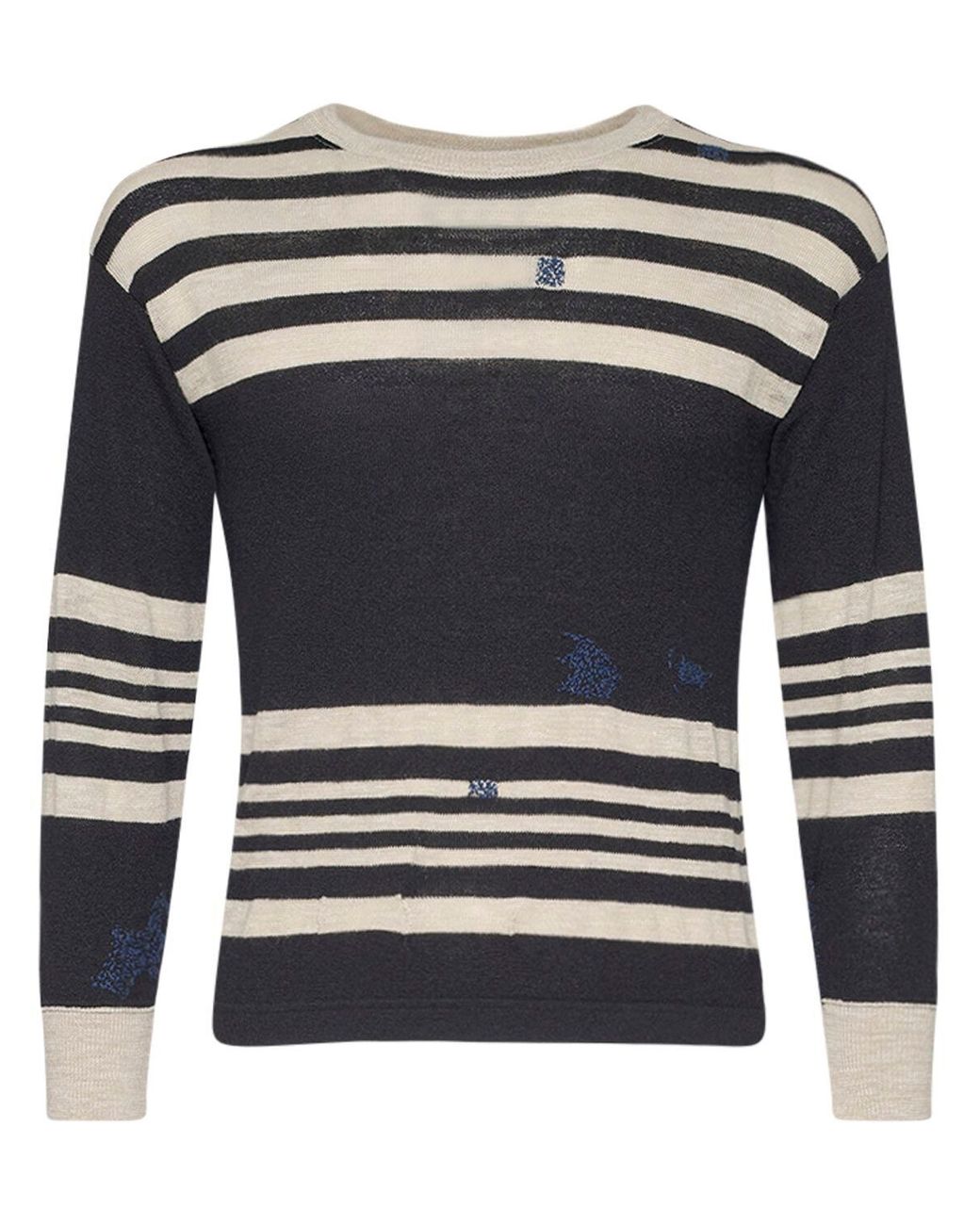 maison margiela striped sweater