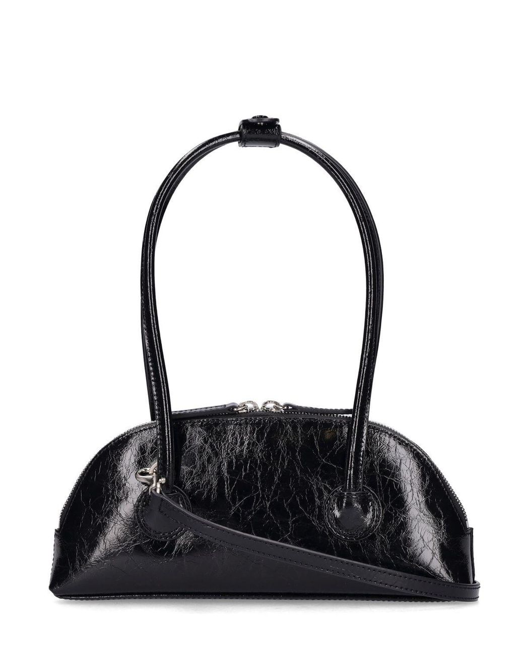 Marge Sherwood Bessette Leather Shoulder Bag In Black