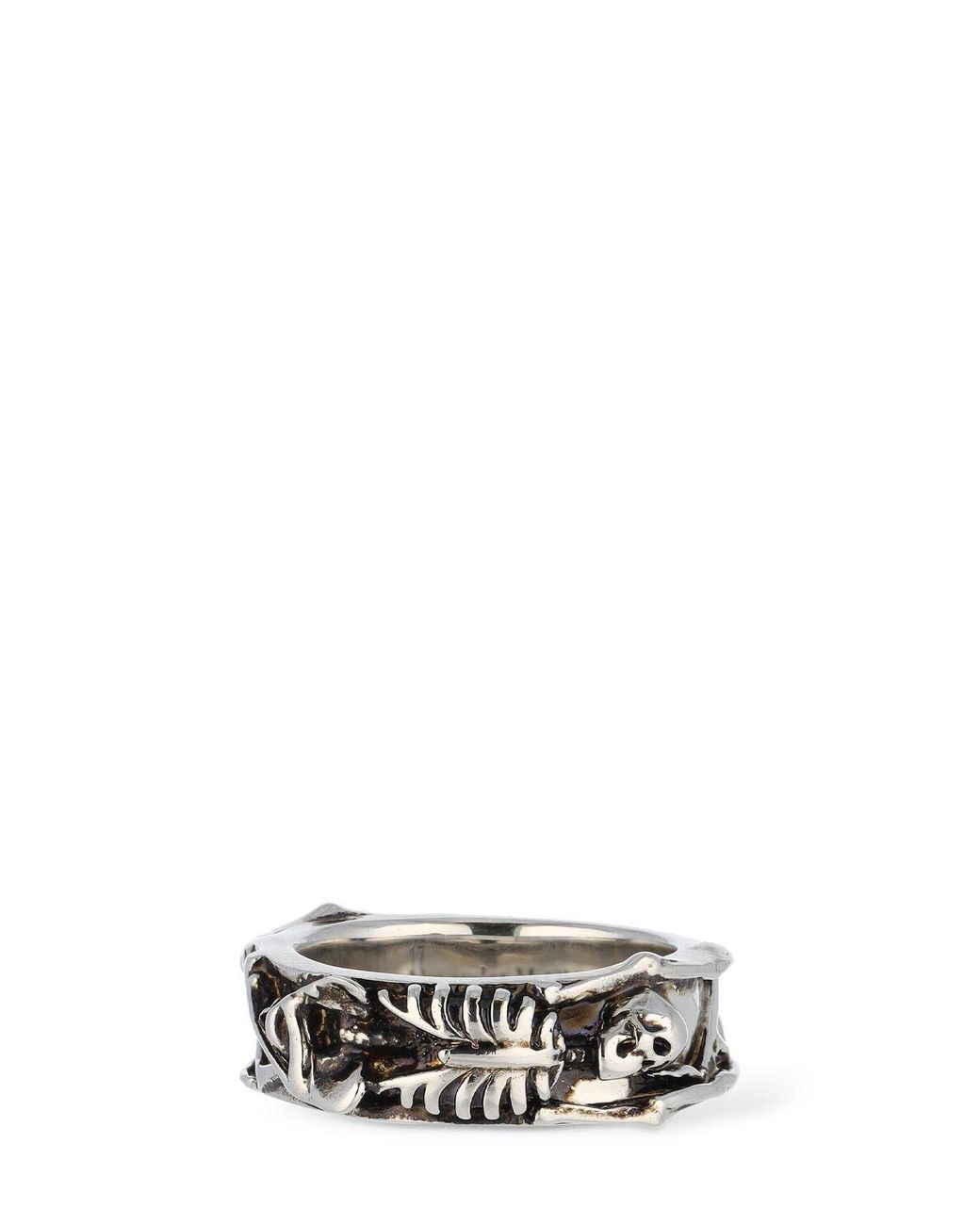 Alexander mcqueen shop skeleton ring
