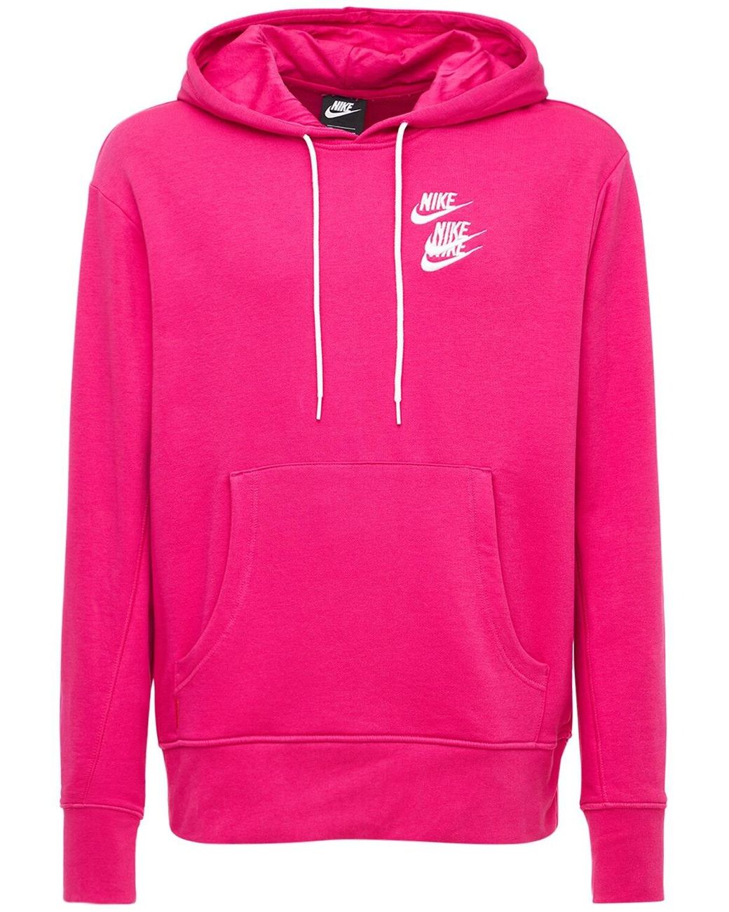 Nike Hoodie Aus Fleece "world Tour" in Pink für Herren | Lyst DE