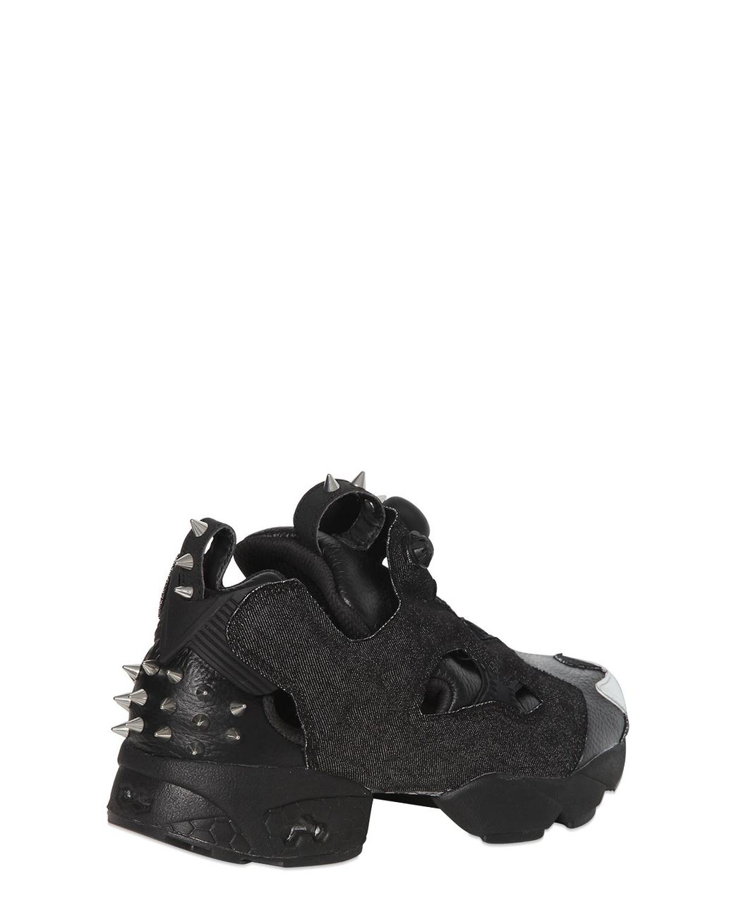 Reebok Instapump Fury Nylon Sneakers W/ Spikes in Black for Men | Lyst