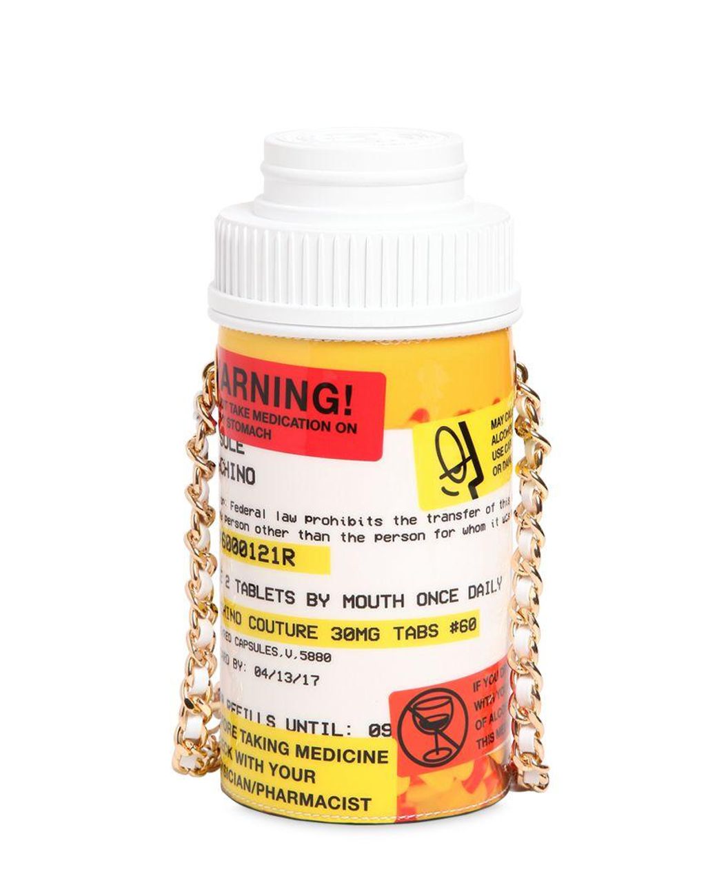 Moschino Pill Bottle Shaped Shoulder Bag in Black Lyst