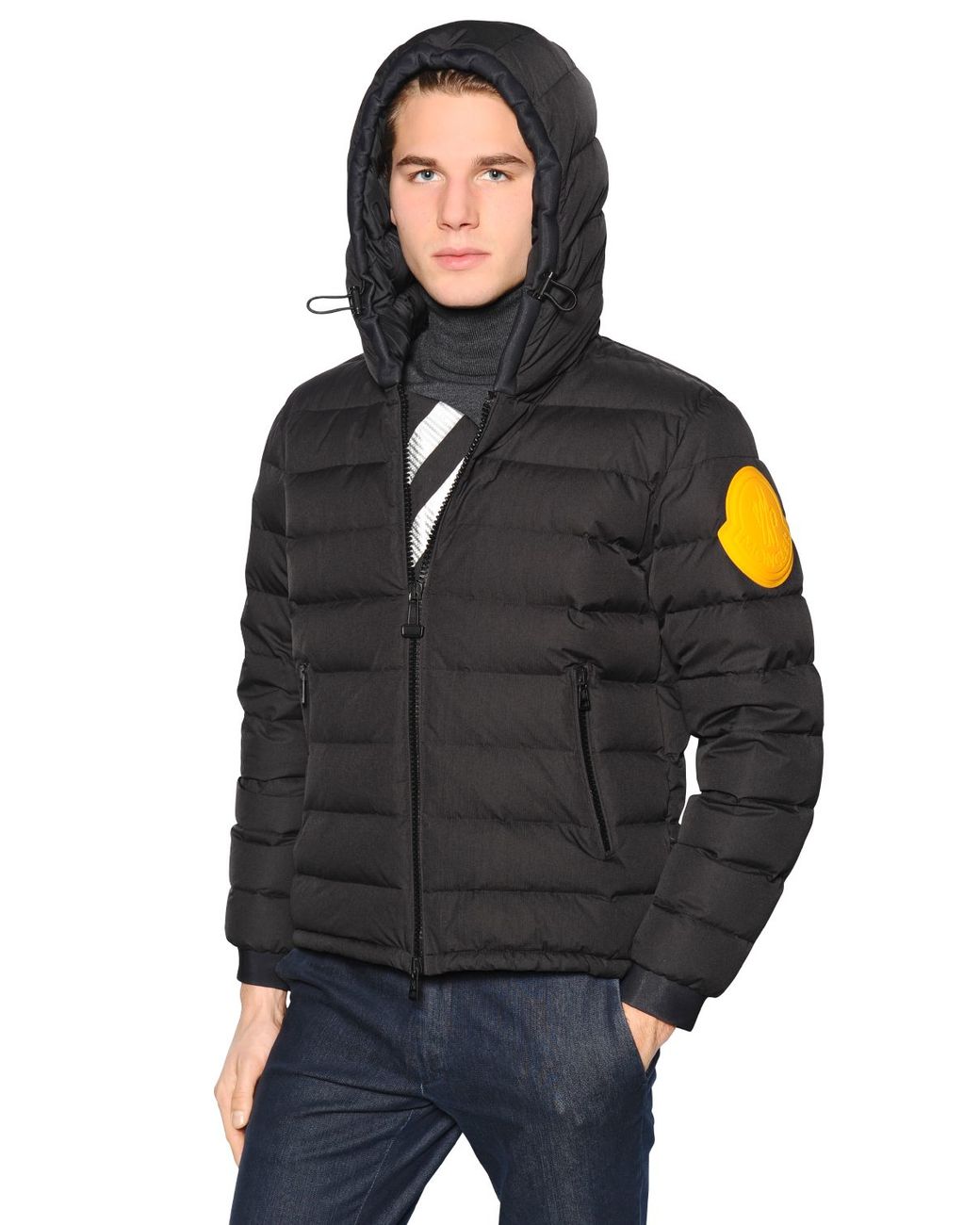 Moncler Synthetic X Off-White Nylon Dinard Down Jacket in Black for Men ...