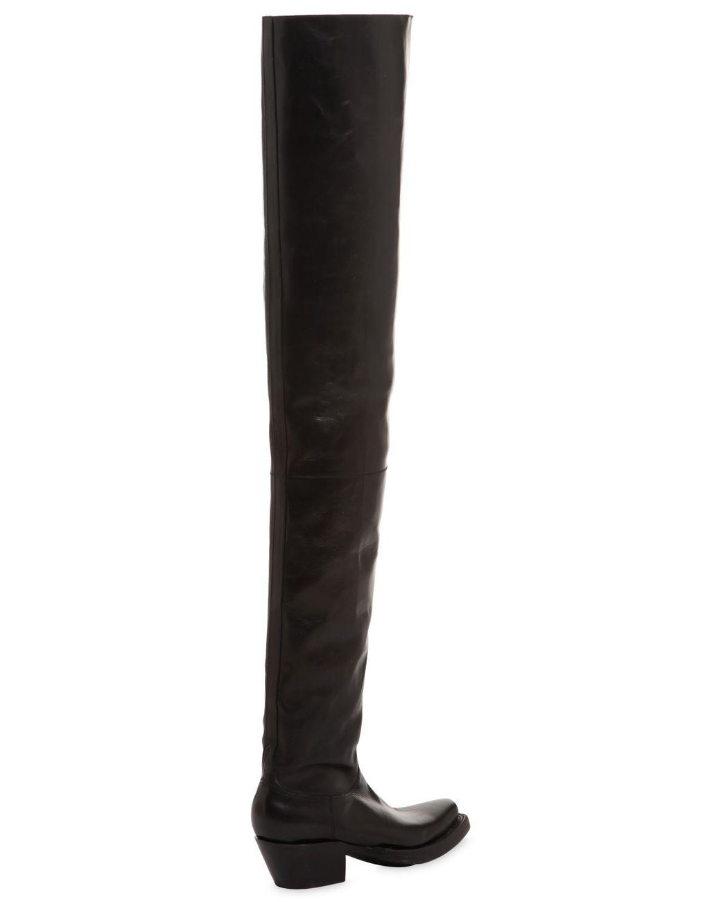 Vetements Lucchese Thigh High Boots in Black for Men | Lyst