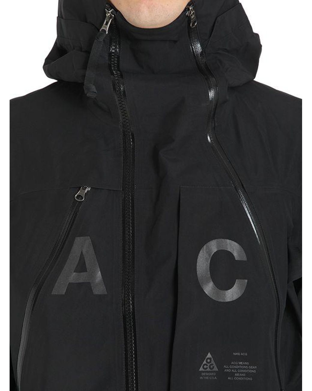 ingen Citron forvrængning Nike Nikelab Acg Alpine Jacket in Black for Men | Lyst