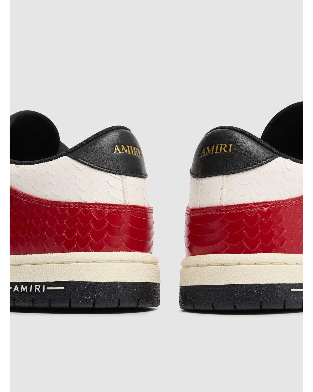 Amiri Cny Skel Top Low Sneakers in Red for Men | Lyst