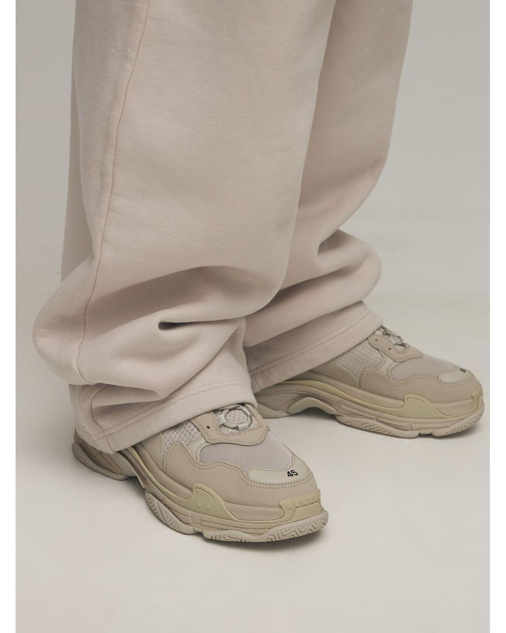 Balenciaga Triple S Sneakers in Beige (White) for Men | Lyst