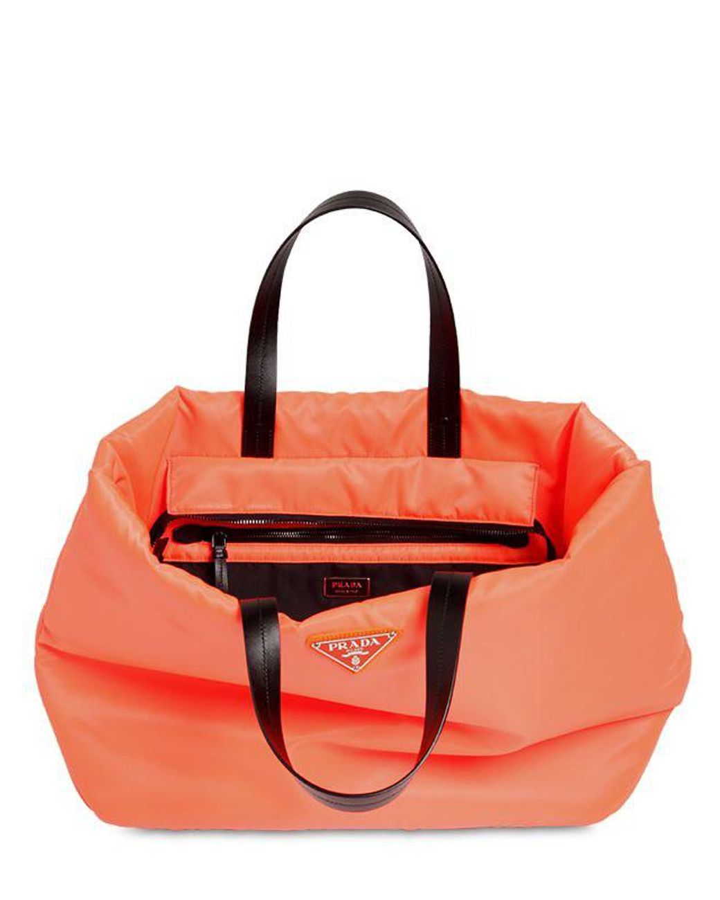 Prada Nylon Tote Bag - Orange B2530 TF0S73 8052040251791 - Handbags -  Jomashop