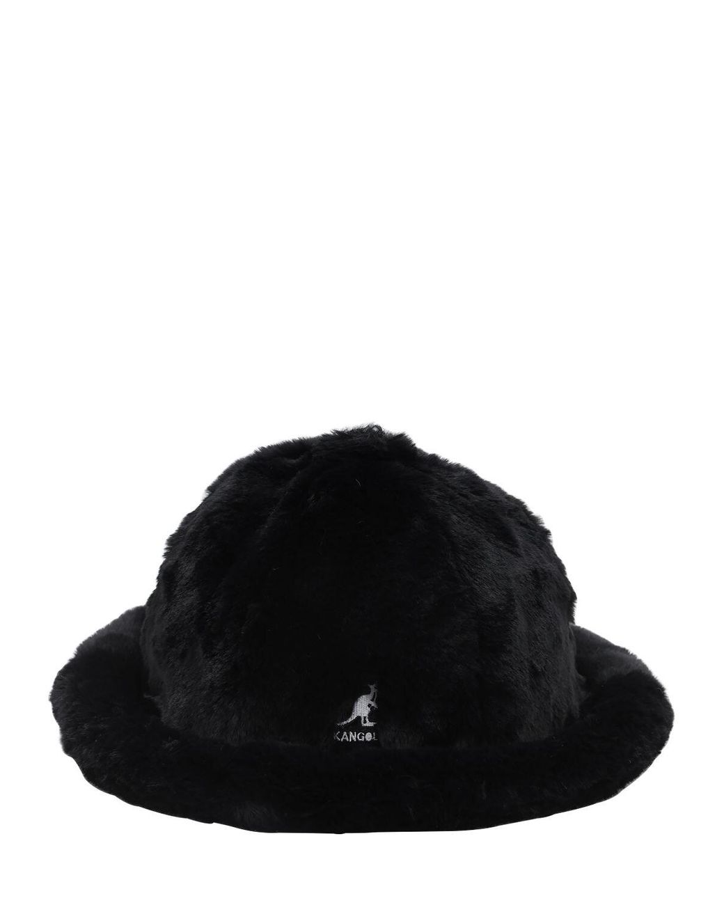 Kangol Faux Fur Bucket Hat in Black | Lyst