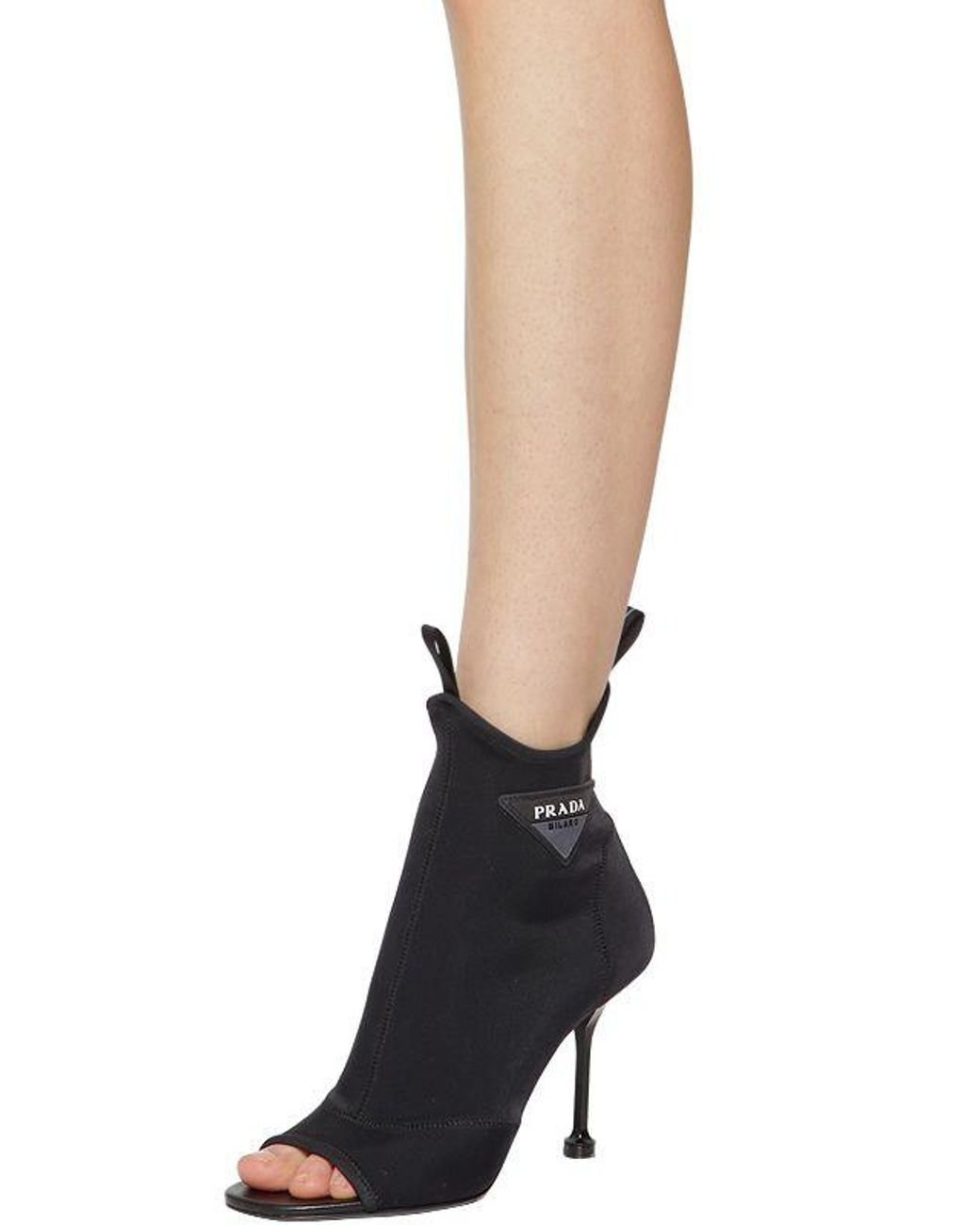 prada peep toe bootie