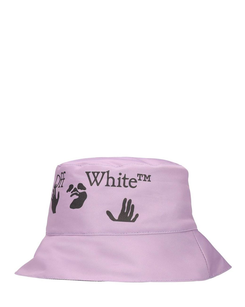 Off-White c/o Virgil Abloh Logo Reversible Packable Bucket Hat in Purple |  Lyst Canada