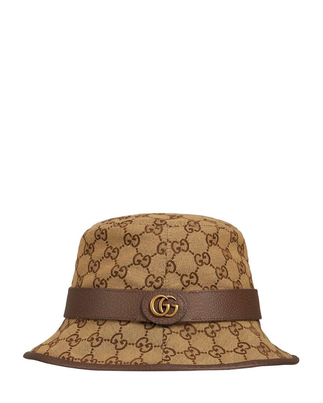 Gucci Monogrammed Canvas Bucket Hat in 