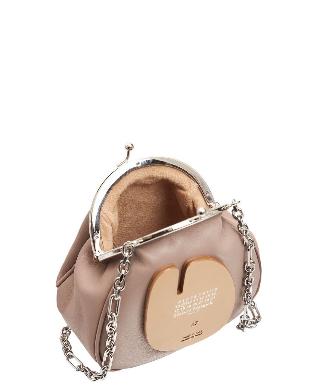 maison margiela chain wallet bolsa