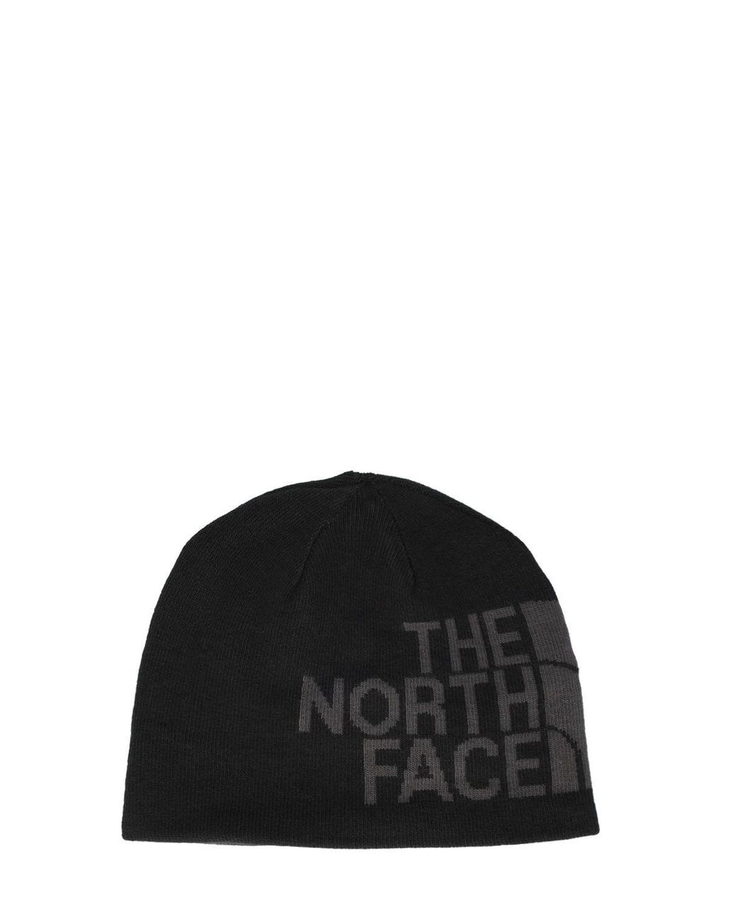 The North Face Reversible Banner Beanie Hat in Black for Men Lyst