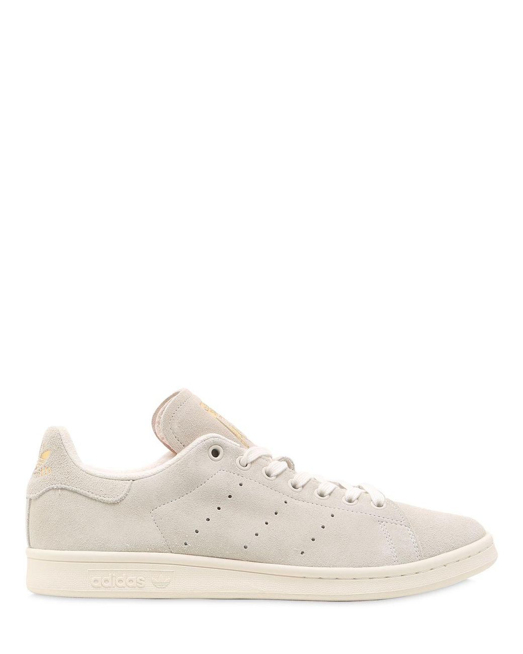 adidas Originals Stan Smith Suede Sneakers in Natural for Men | Lyst