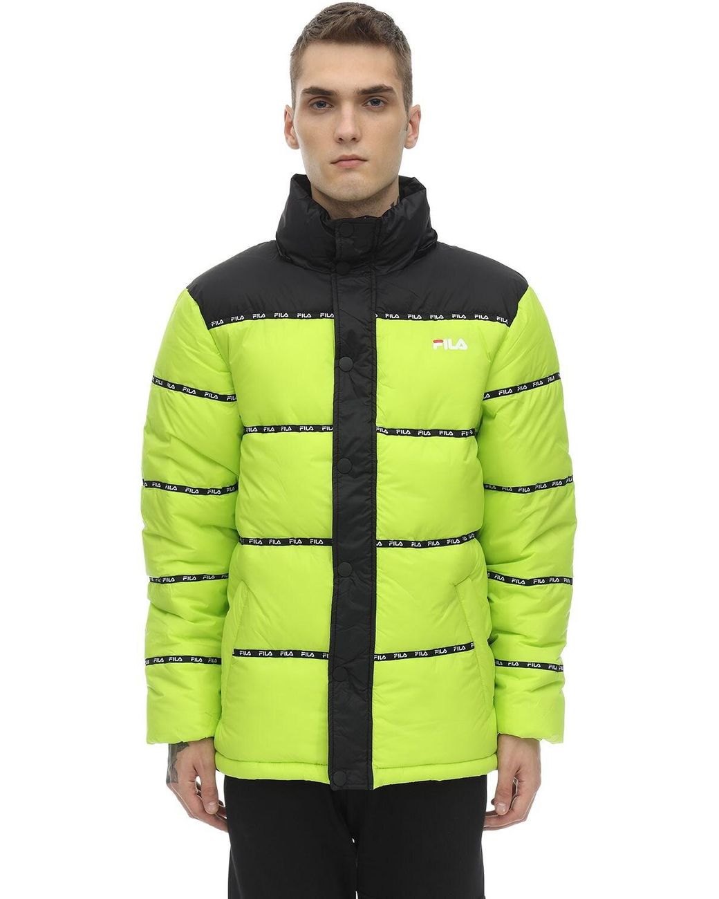fila neon green jacket