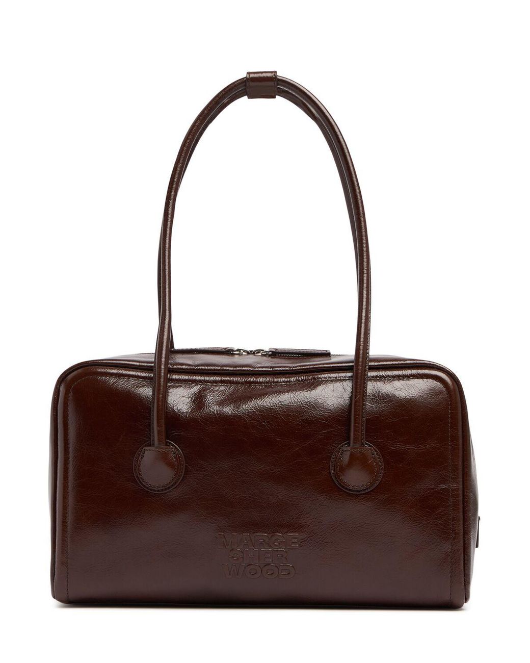 ★MARGE SHERWOOD★ LOG BAG apricot crinkle 8809838644835 Designer fashion, Seoul-fully created | W Concept