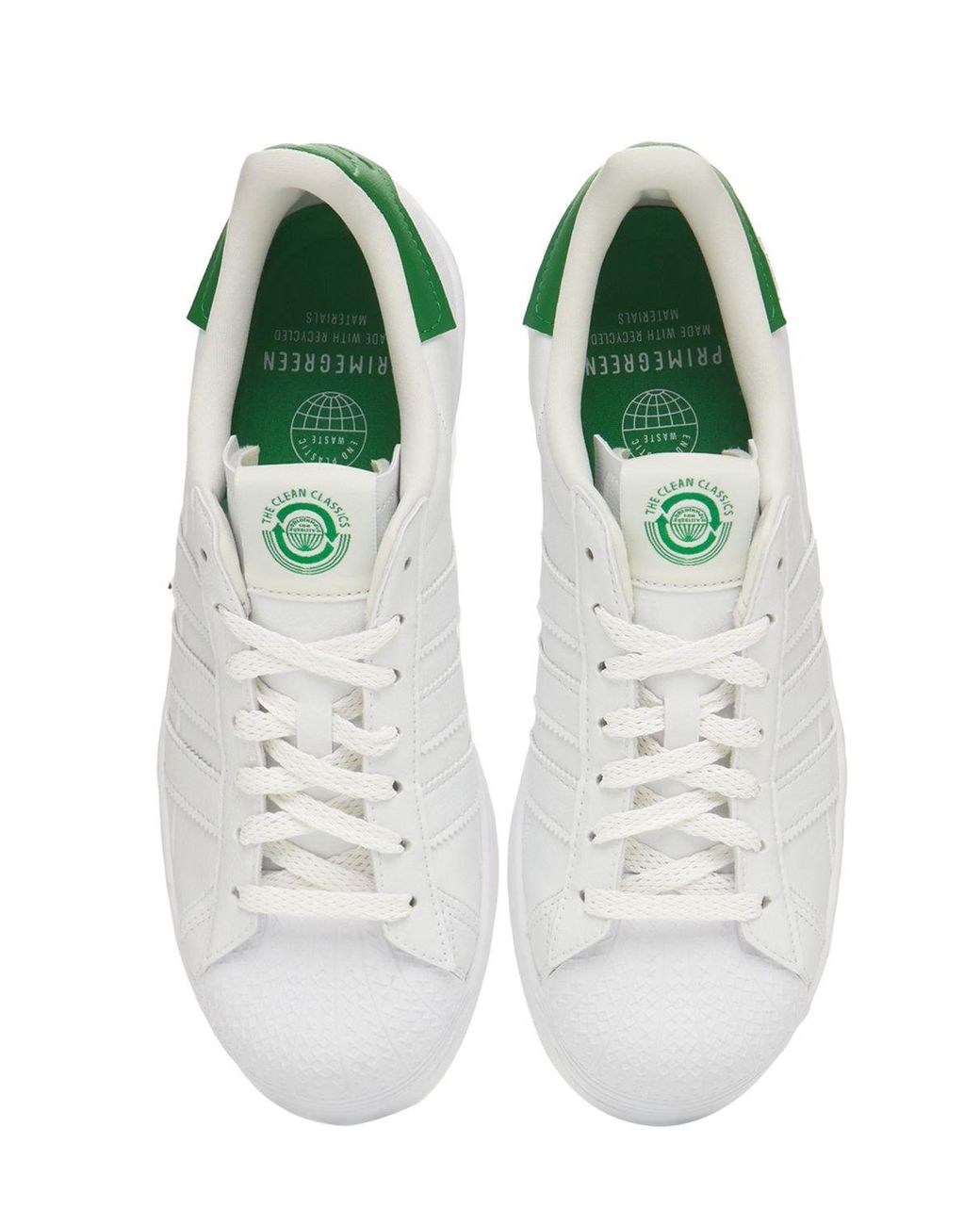 adidas Originals Primegreen Superstar Bold Sneakers in White | Lyst