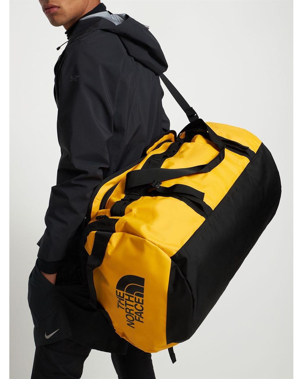 The North Face 95l Base Camp Duffel Bag in Yellow for Men | Lyst UK