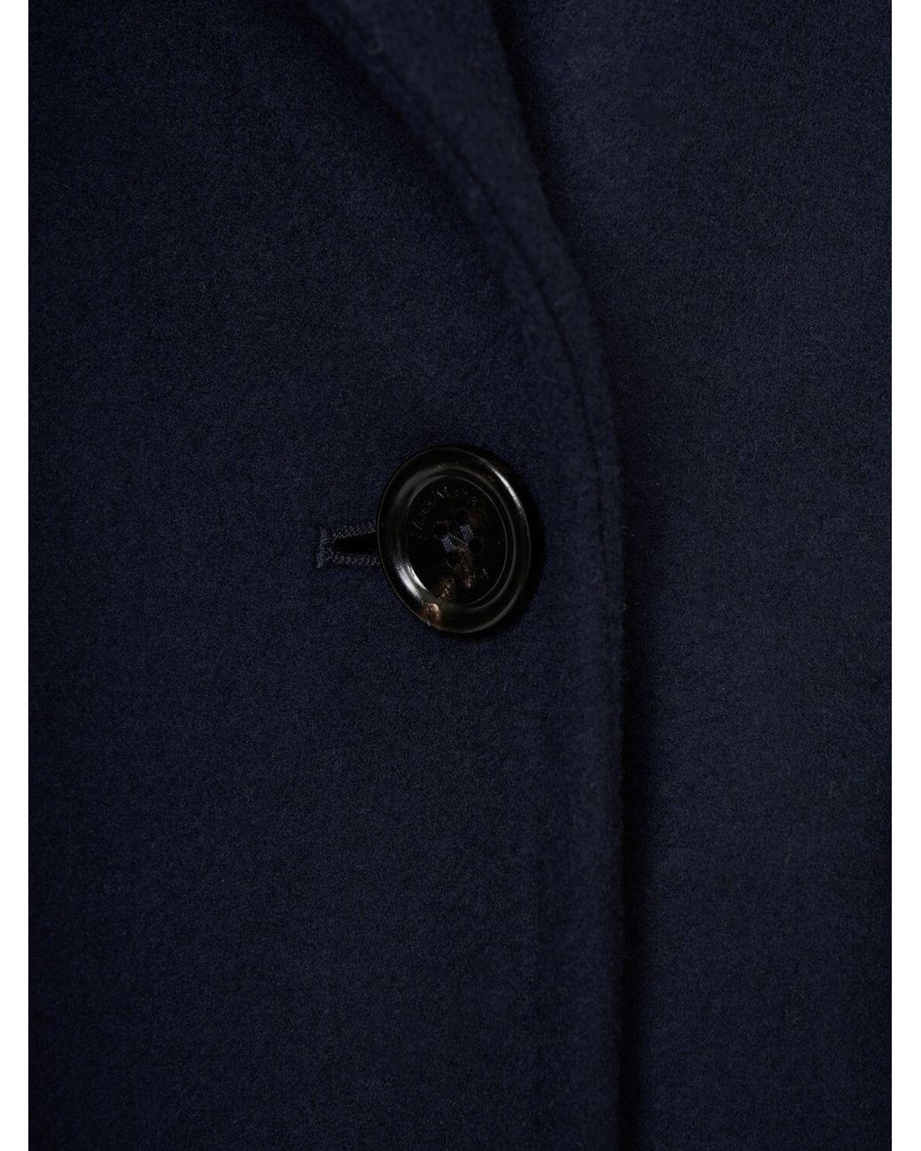 コート MAX MARA ALBANIA DOUBLE-BREASTED COAT IN WOOL AND CASHMERE Max Mara Albania Coat | Blue | FARFETCH