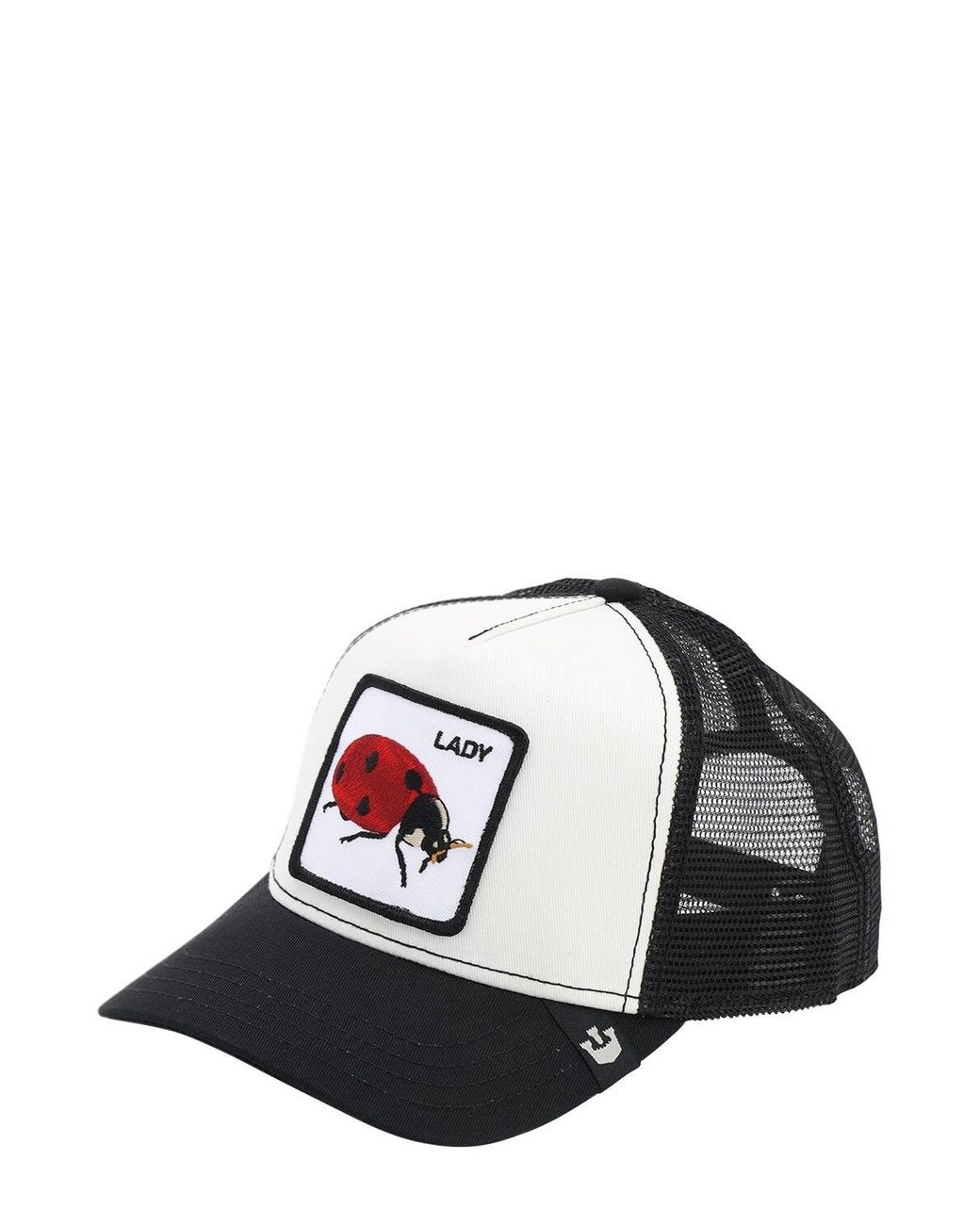 Goorin Bros Lady Bug Patch Trucker Hat In Black For Men Lyst
