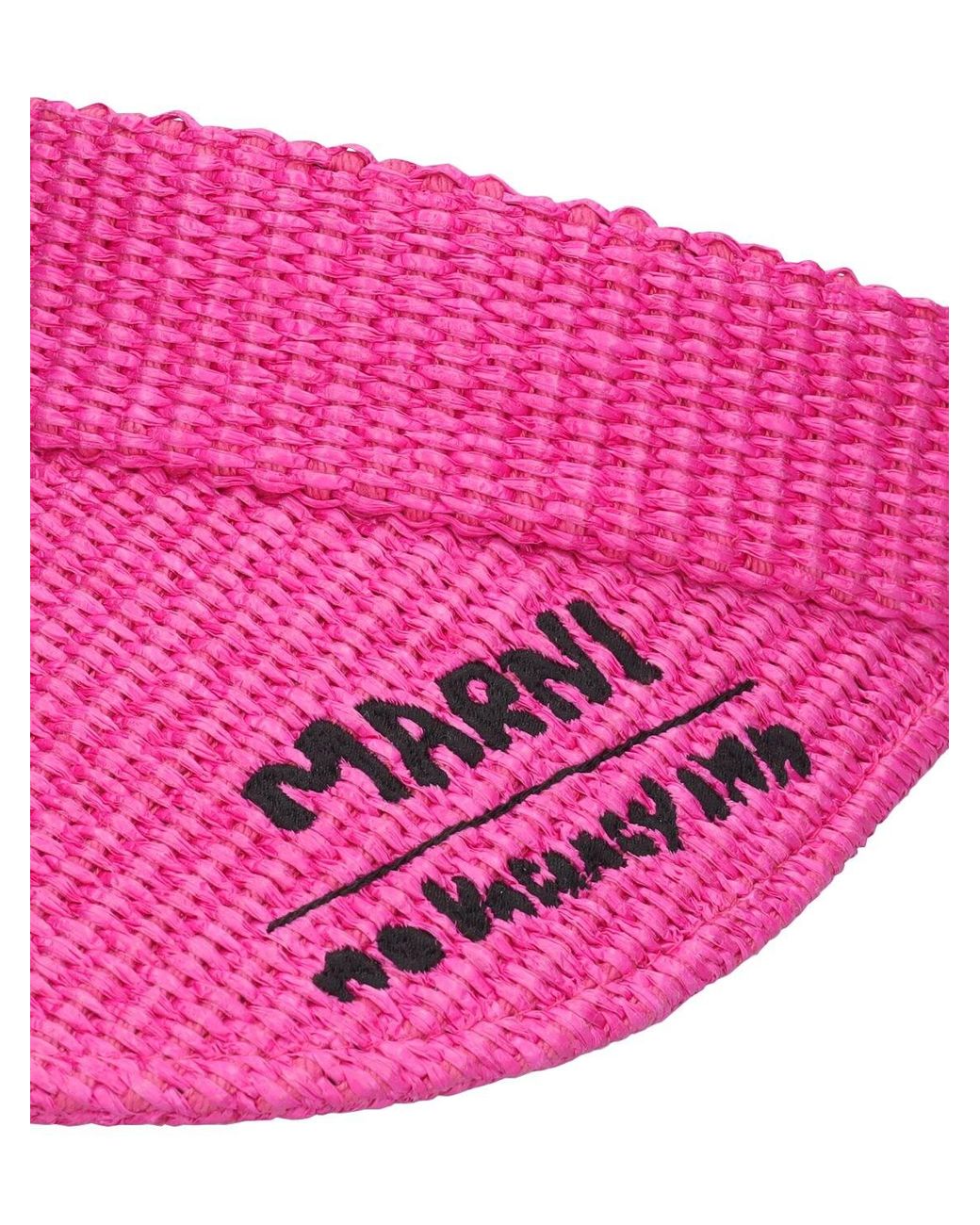 Marni Canvas Visor Hat in Pink | Lyst Australia