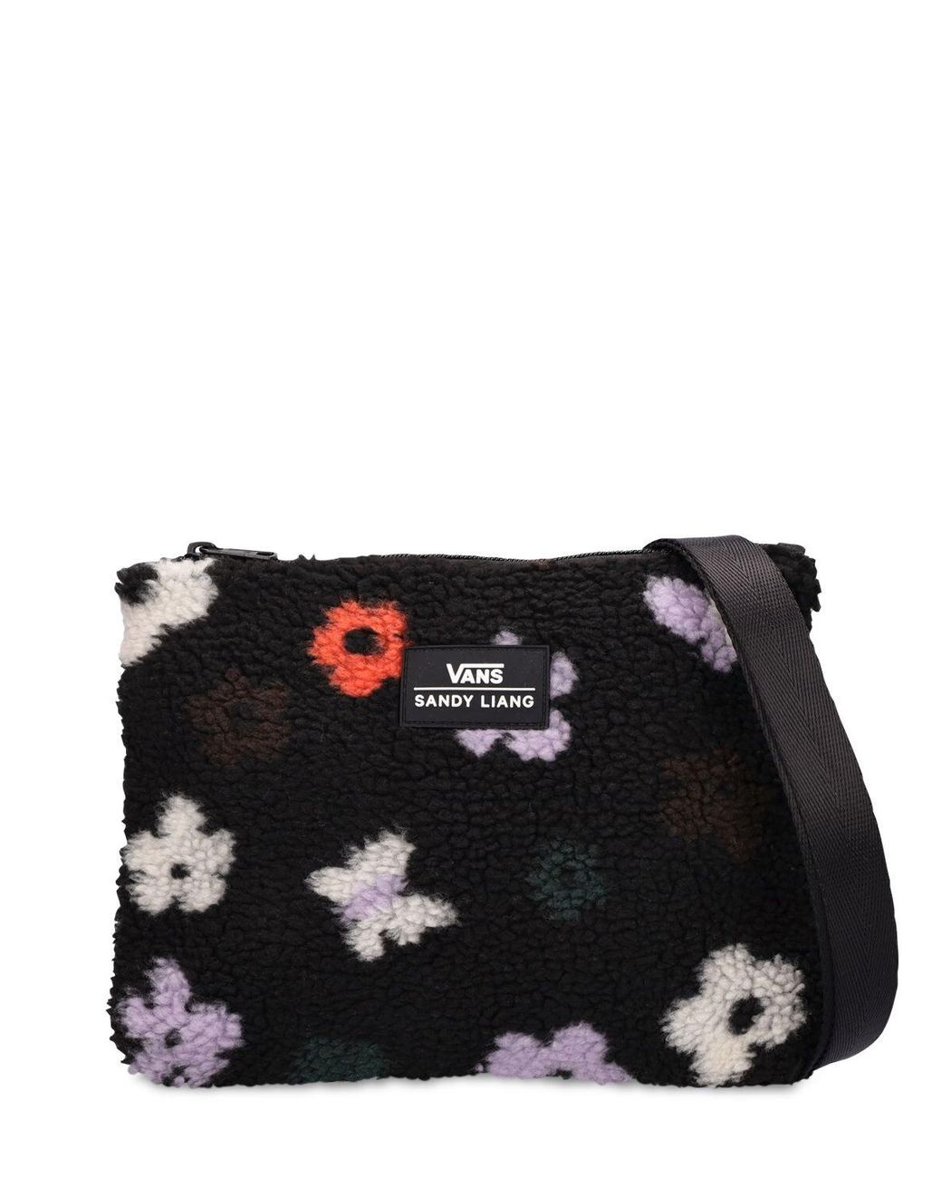 Vans Sandy Liang Sherpa Crossbody Bag in Black | Lyst UK