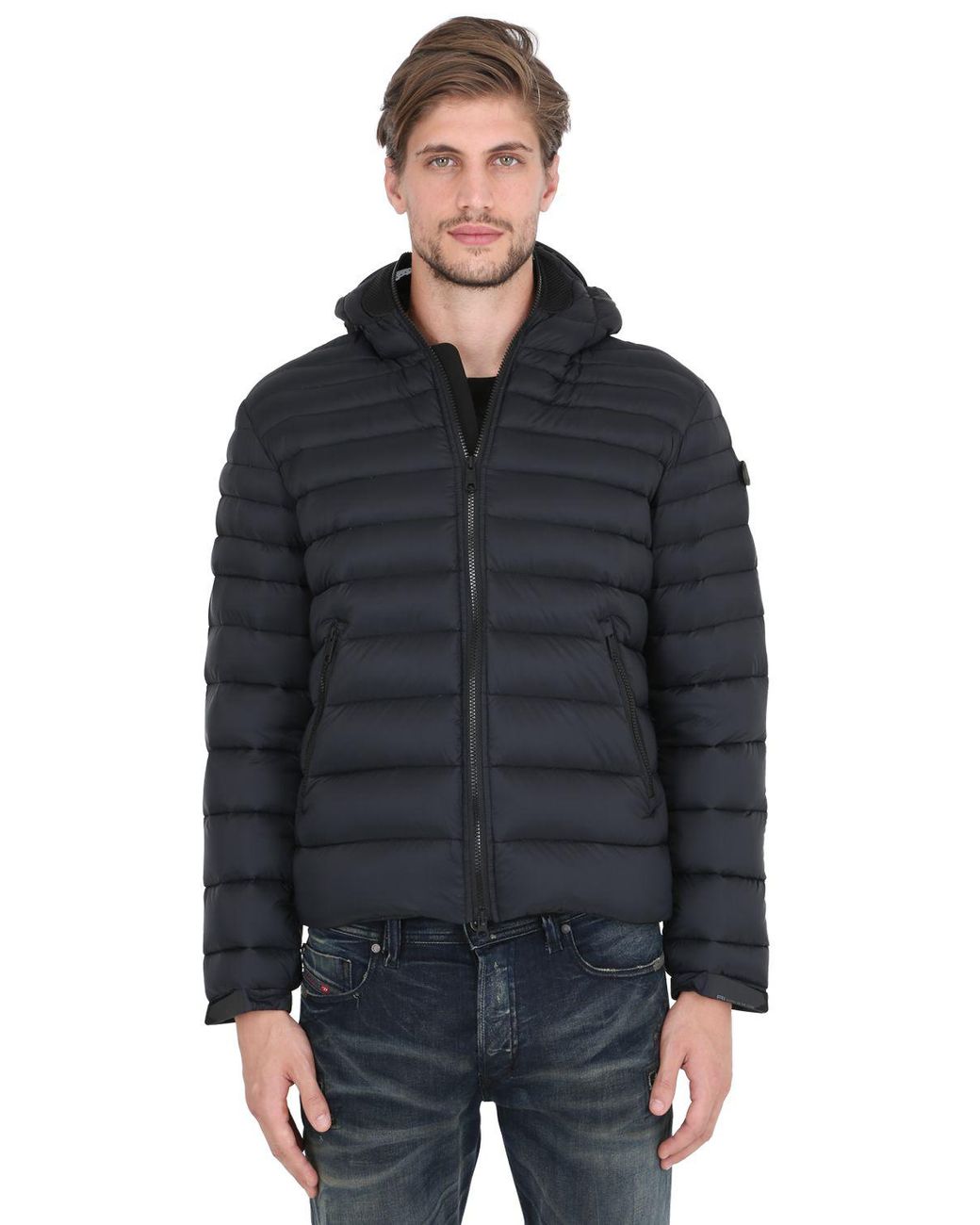 Ai Riders On The Storm Ripstop Down Jacket in Black for Men | Lyst